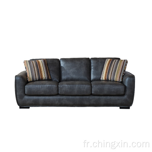 Canapés en gros en cuir Aire Sofa Sofa Set de 3 places Salon Canapé Sofa Meubles
